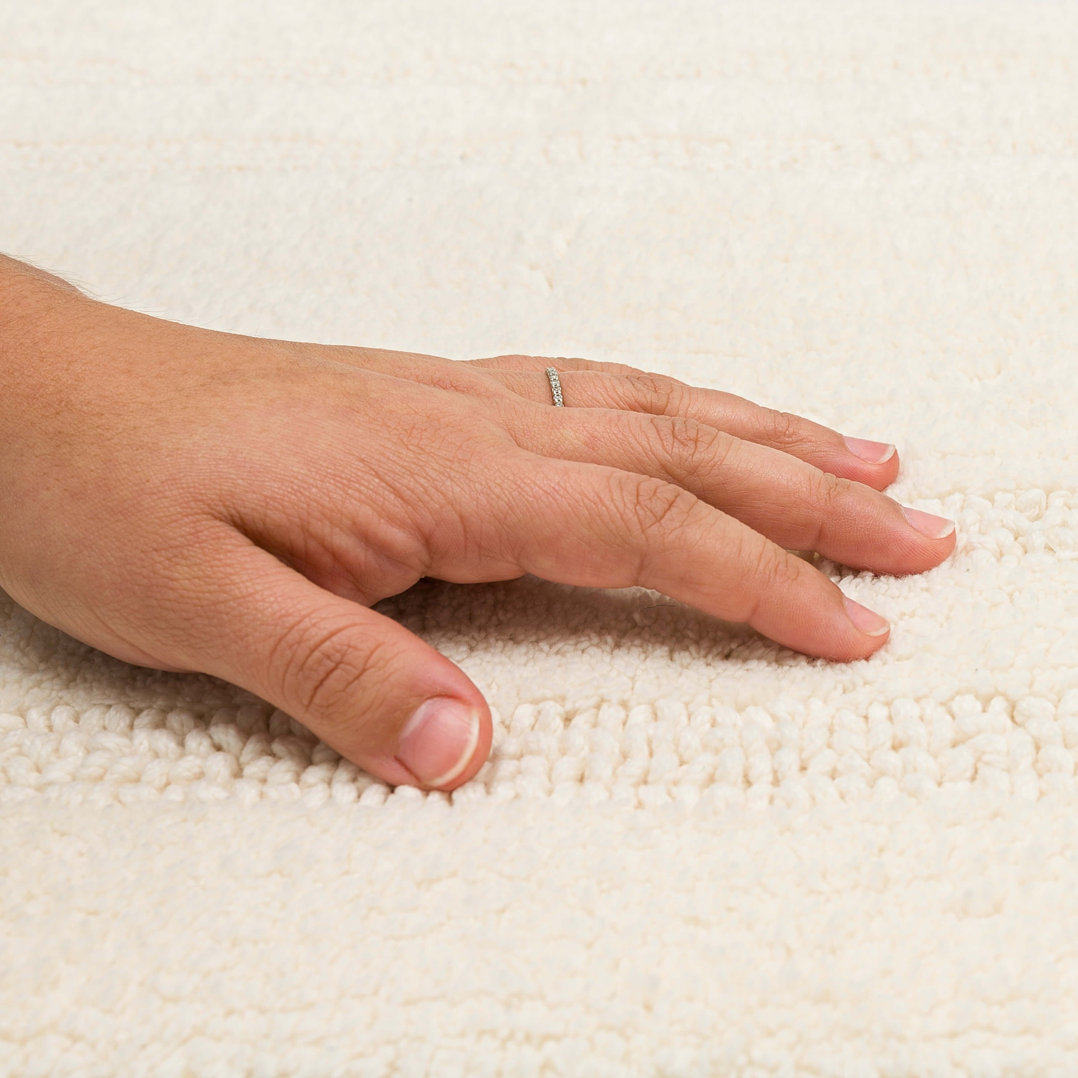 Mohawk Cotton Bath Mat Soft Absorbent Quick Dry Machine Washable Bathroom Mat, Natural, 27" x 45"