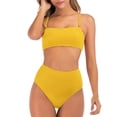 thumbnail image 2 of WREESH Women'S Female Split Swimsuit High Waist Plus Size Swimsuit, 2 of 8