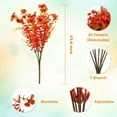 thumbnail image 5 of VKFVKF 24 Bundles Artificial Fake Flowers Outdoor, Faux Plants Fall for Home Patio Garden Decor, Multicolor, 5 of 7