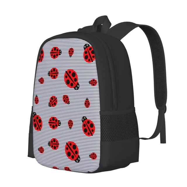 Balery Ladybug Mochila para hombre y mujer - Tela Oxford 600D resistente - Gran capacidad, resistente al agua, ideal para la escuela, viajes y senderismo
