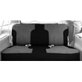 thumbnail image 2 of CalTrend Rear Solid Bench MicroSuede Seat Covers for 2006-2006 Ford F650 - FD298-08SB Light Grey Insert with Black Trim, 2 of 3