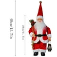 thumbnail image 3 of XINGXIANG Santa Doll - Festive Christmas Scene Setter for Tabletop Display Indoor Outdoor Decor,Christmas Decorations(36cm), 3 of 6