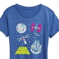 thumbnail image 3 of Star Wars - Ship Grid - Women's Short Sleeve Classic Fit Tee, 3 of 5