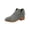 03#Gray, variant on Womens Suede Texture Ankle Booties Round Toe Block Heel Back Zipper Street Style Autumn Winter Short Boots