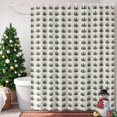 thumbnail image 4 of Shower Curtains for Bathroom-48"x72",Xmas Tree Winter Snowflake Waterproof Bath Curtain Grommet Shower Curtain Set with Hooks,, 4 of 9