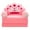 Light Pink, variant on Plush Folding Children'S Sofa Backrest Armchair 2 In 1 Folding Children'S Sofa Cute Cartoon Lazy Sofa Without Padding Or Padding Core Pillow Case Home Decor
