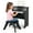 Black, variant on Costway 25 Keys Digital Piano with Music Stand Stool Lighted Keys Teaching Mode for 3+ Kids Black
