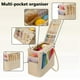 thumbnail image 4 of Sewing Knitting Bag Yarn Tote Storage Bag Wool Crochet Hooks Knitting Needles Sewing Tools DIY Household Organizer A, 4 of 5