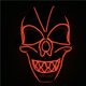 thumbnail image 2 of Máscara de Halloween Horror de PVC brillante con LED para cosplay de carnaval, 2 of 2