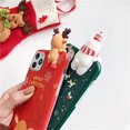 thumbnail image 4 of HTOOQ Christmas Case for iPhone 11 Pro Max, Fun Cool Cute 3D Cartoon Santa Claus Design Soft Silicone TPU Slim Shockproof Protective Case (Elk, iPhone 11 Pro Max)iPhone 11 Pro MaxElk A, 4 of 6