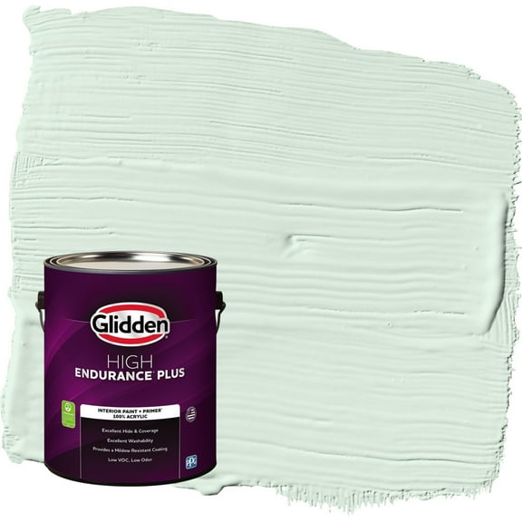 Glidden HEP Tint of Green / Green Eggshell Interior Paint with Primer, 1 Gallon