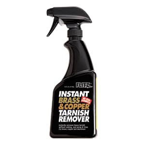 Tarnish Remover Plate - The Amazing Quality Flitz Instant Brass & Copper Tarnish Remover - 16. oz Spray