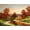 Unframed, variant on Art.com Autumn Landscape With The River Stretched Canvas Print Wall Art by balaikin2009, 16" x 12"