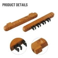 thumbnail image 6 of 1 Pair Billiard Pool Cue Rack Wall Mount 4-Slot Hanging Snooker Wooden Holder, 6 of 7