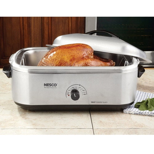 Quotech stainless Steel With Stainless Steel Cookwell Nesco 18-quart Roaster Oven