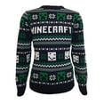 thumbnail image 1 of Minecraft  Adult Patterned Knitted Ugly Christmas Sweaters, 1 of 2