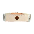 thumbnail image 2 of Cama de tubo tipo túnel plegable para gatos, laberinto, tienda de juegos, juguete interactivo para interiores naranja y verde, 2 of 9
