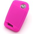thumbnail image 2 of ZHAOCHENG The Big Red Finest - Funda VD de Silicona para Llave de Coche de 3 Botones Rosa Fluorescente, 2 of 5