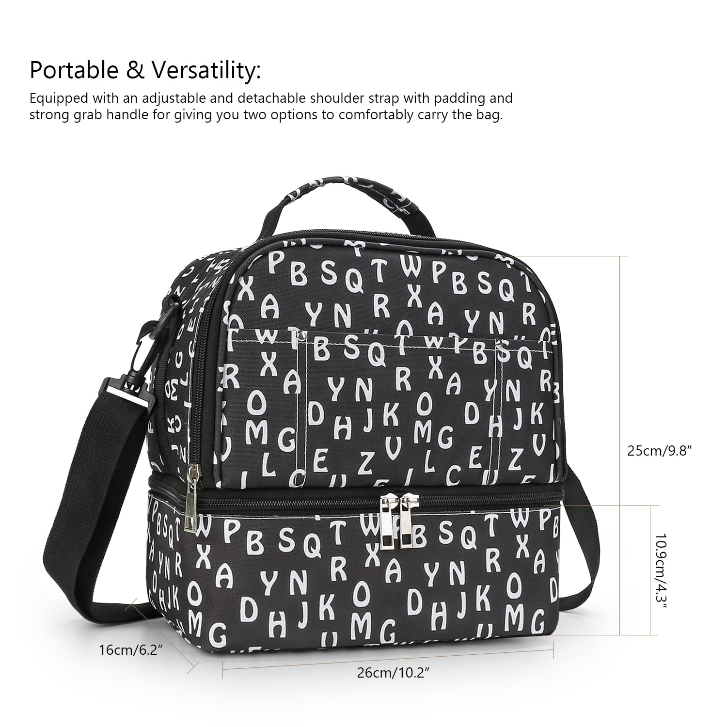Breast Pump Bag Cooler Compartment for Breast Pump - Cooler and Moistureproof Bag Double Layer for Mother Breast Milk Pump Lunch Bag Outdoor Working