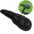 thumbnail image 2 of Soidarity Equipo de ciclismo Funda de sillín transpirable sin herramientas Antideslizante Bicicleta de montaña Absorción de golpes Funda de cojín Ciclismo, 2 of 6