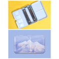 thumbnail image 1 of NEW Empty Watercolor Palette Tin Painting Storage Iron Tins Paint Tray Box with Half Pans Hodler Painting Supplies He Qiyong unisex, 1 of 2
