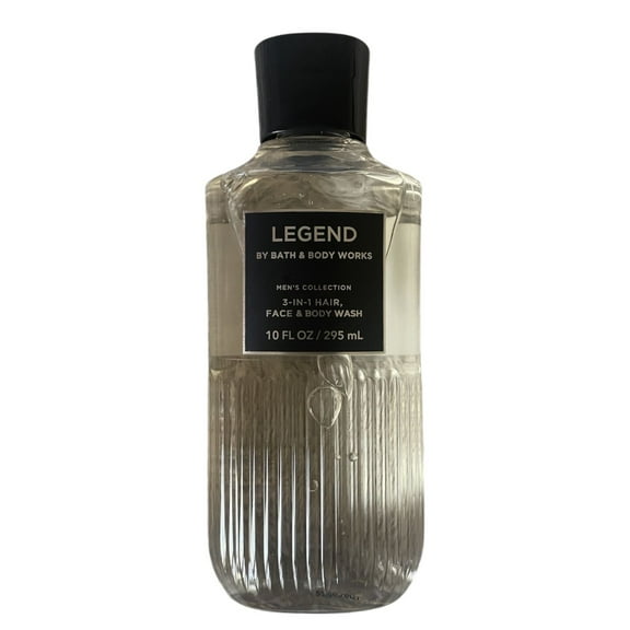 Bath and Body Works LEGEND 3-in-1 Hair Face Body Wash Shower Gel (Men's Collection) 10 FL OZ / 295 mL