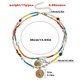 thumbnail image 2 of Gold Bohemian Colorful Rice Beads Beach Shell Pendant Necklace Clash Color Necklace For Women Girl Gifts Jewelry, 2 of 5