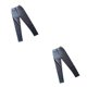 thumbnail image 2 of Wosthever Mallas de Cachemira súper gruesas para mujer, pantalones deportivos, pantalones ajustados todo en de invierno, cintura alta, parte Gris/S 2piezas, 2 of 6