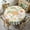 Daisy-1, variant on Odenmar Daisy Floral Round Tablecloth 60 Inch, Farmhouse Waterproof Table Cover, Rustic Flower Design for Dining Table, Kitchen, Party Indoor Outdoor