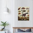 thumbnail image 3 of JRXY  Dinosaur Poster with Names Tyrannosaurus Rex Poster Types of Dinosaur Poster Room Aesthetic Print Bedroom Decor Art Wall Painting Canvas Posters  pattern2, 3 of 4