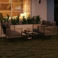 thumbnail image 4 of Costway 4 PCS Patio Furniture Set PE Rattan Conversation Sofa Set with Thick Cushions, 4 of 10