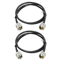 Uxcell RG58 Coaxial Cable 3ft UHF PL-259 Male to Male 50 Ohm for CB Radio