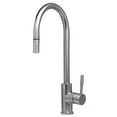 thumbnail image 2 of ALFI Trade AB2028-BSS Solid Brushed Stainless Steel Single Hold Pull Down Kitchen Faucet, 2 of 4