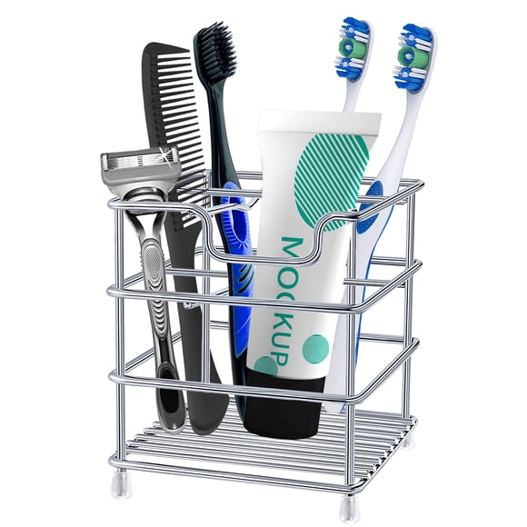 Soportes para cepillos de dientes HYRIXDIRECT de acero inoxidable para baño