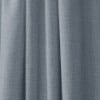 Nicole Miller Faux Linen Slub Textured Hidden Tab/Rod Pocket Top Light Filtering Curtain Panel Pair, 54"x96", Chambray Blue