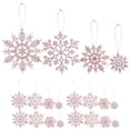 thumbnail image 1 of 36Pcs Glitter Craft Snowflakes Christmas Snowflake Decorations for Winter Christmas Tree, 1 of 7