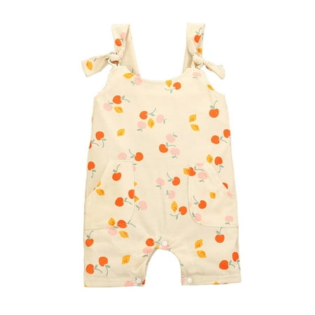 

Baby Girl Jumpsuit Clothes Fruit Baby Boys Romper Striped Girls Jumpsuit Print 18 Month Baby Girl Clothes
