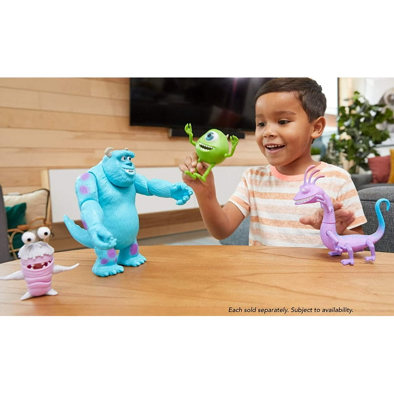 Disney Mike and Boo Monsters, Inc. Character Action Dolls Highly Posable  with Authentic Designs for Storytelling, Collecting, Movie Toys for Kids  Gift