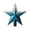 Blue, variant on MInHoues Christmas Tree Topper Star, Glitter‑Accented 3D Star Tree Top Ornament, Festive Xmas Tree Decoration Star Topper for Holiday Home Party Decor