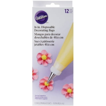 

Disposable Decorating Bags 16 Inch Pack of 12