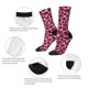 thumbnail image 4 of Balery Rose Leopard Print Calcetas Largas con Estampado para Hombre y Mujer – Suaves y Transpirables, Talla Única (US 5-11), 4 of 6