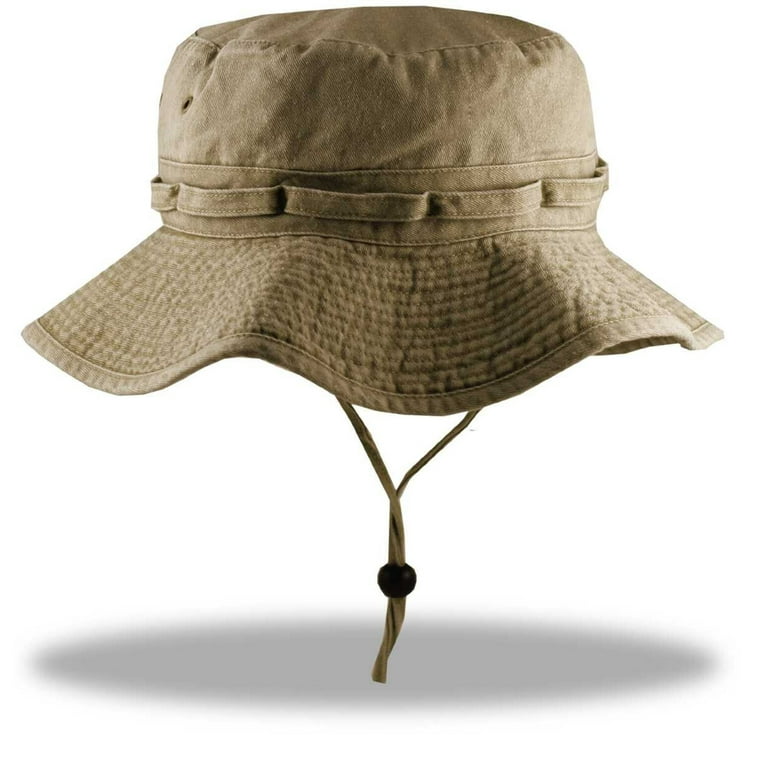 Extra Big Fishing Hats (Reversible)-Khaki