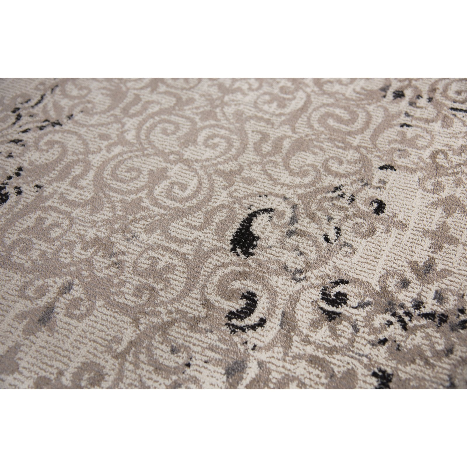 Rizzy Rugs Panache Area Rug PN6970 Beige Swirls Curls 3' 3" x 5' 3" Rectangle