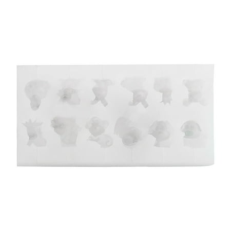 

Buodes Resin Mold Animal Silicone Lollipop Mold Flower Candy Chocolate Molds Cak e Decorating