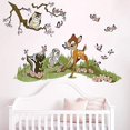 thumbnail image 2 of Vinilos decorativos, vinilos de animales del bosque, vinilos decorativos de la selva de Bambi, decoración bebe e infantil, 2 of 5