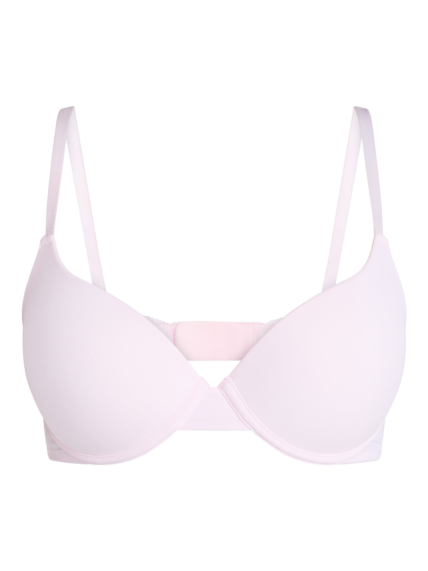 No Boundaries Women’s Smooth Micro Push Up Bra, Sizes 34AA-42DD