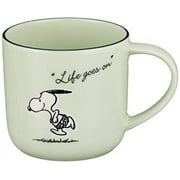 "PEANUTS" Snoopy mug season pattern green SN612-11