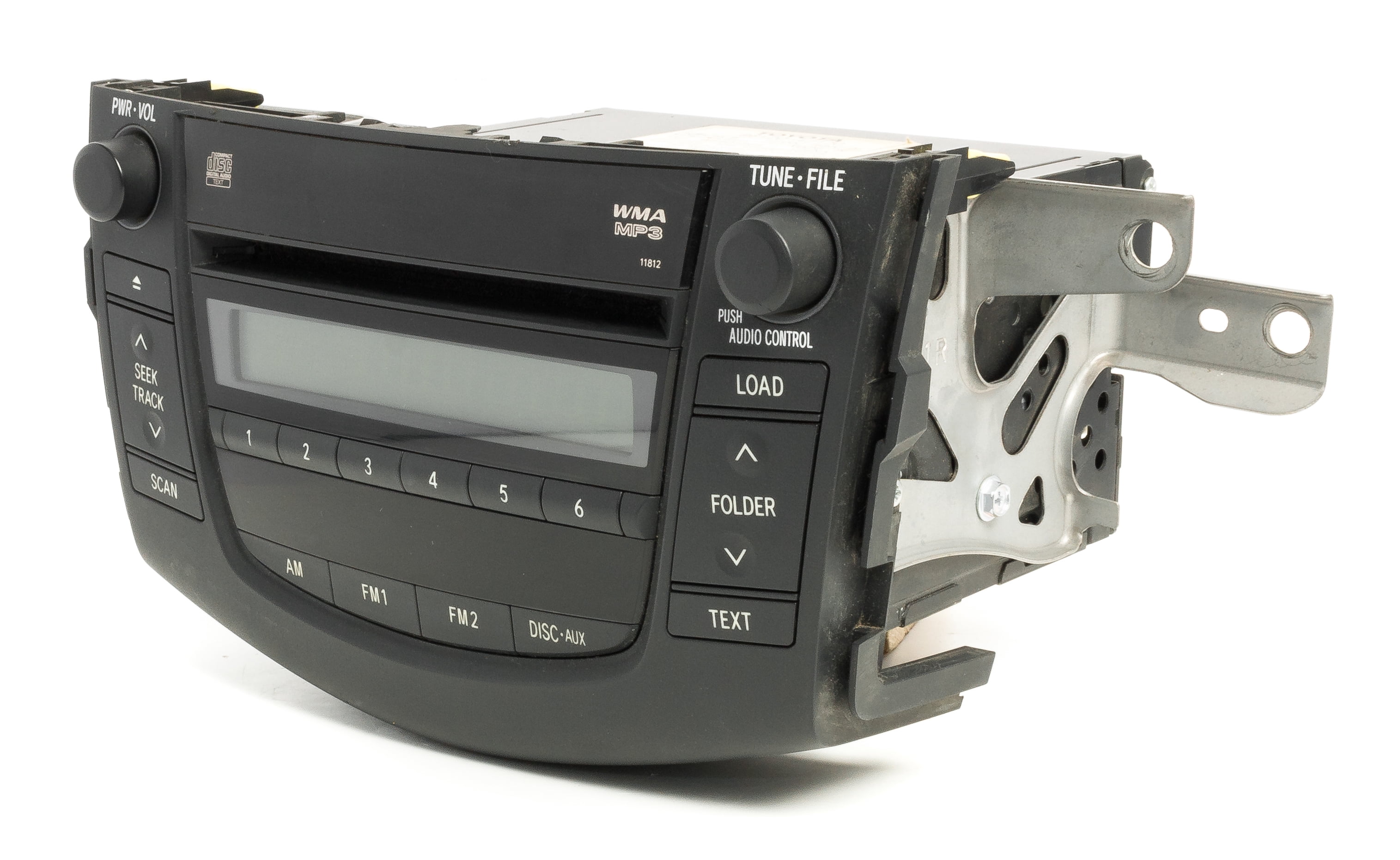 Restored 2006-2008 Toyota Rav4 OEM Original AM FM Stereo CD Player 86120-42170 Face 11812 (Refurbished)