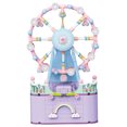 thumbnail image 4 of HINTRMENT 1 Set of Building Blocks Music Box Decor Violet Plastic DIY Music Box Model for Christmas, 4 of 6
