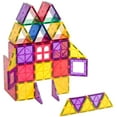 thumbnail image 6 of Playmags-Tiles 60-Piece Clear Colors Set – The Original, Award-Winning Magnetic Building Tiles – Creativity and Educational – STEM Approved, 6 of 6
